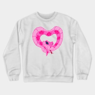 Pink Kaa Heart Crewneck Sweatshirt